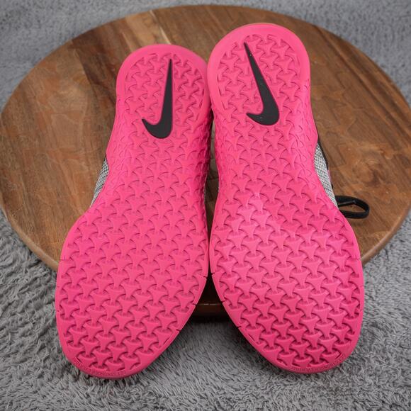 Nike Metcon Flyknit 3 Gray Pink Training Running Shoes AR5623-002 Women Sz 9 EUC - Picture 8 of 10